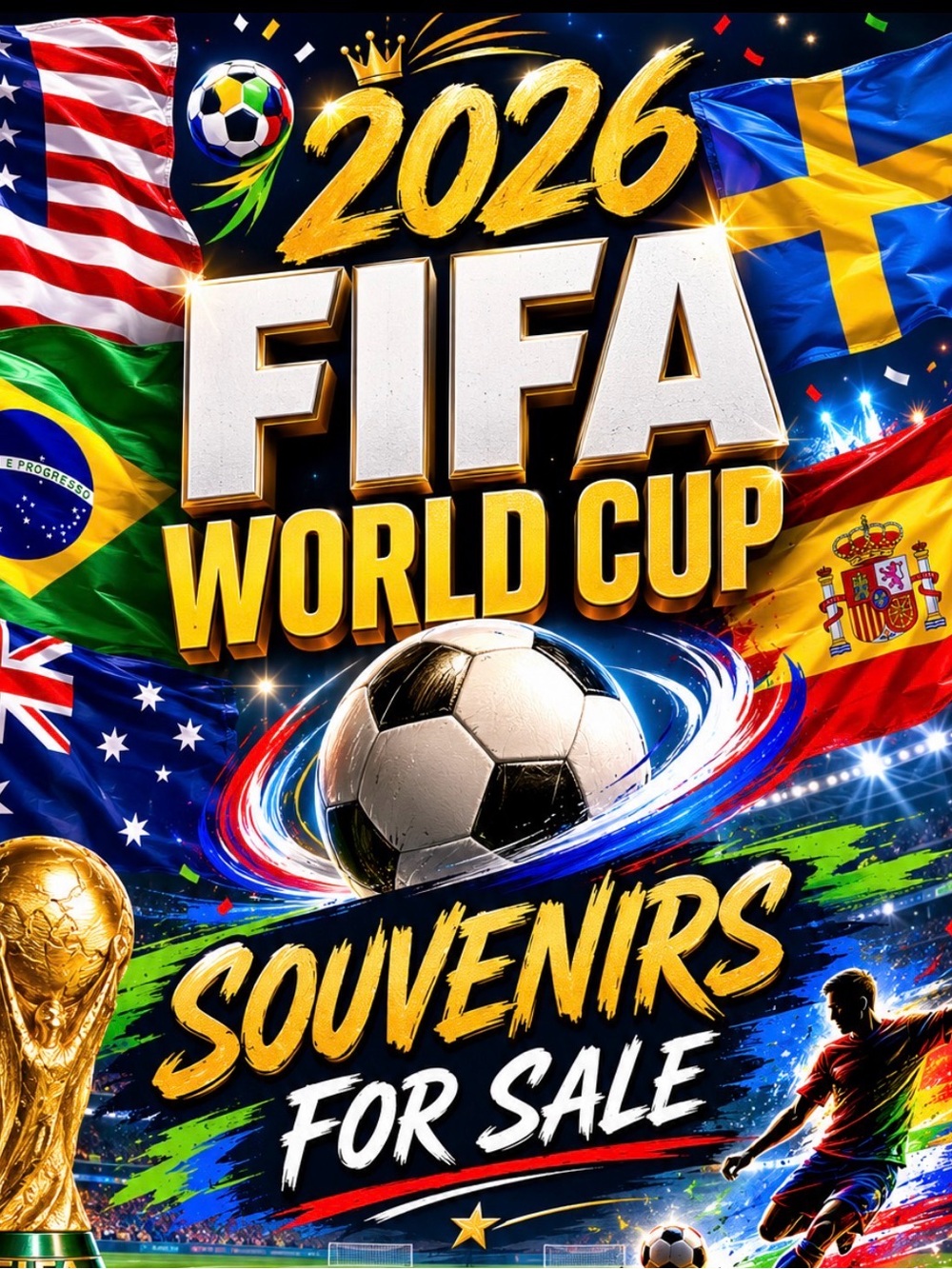 FIFA World Cup Souvenirs for sale